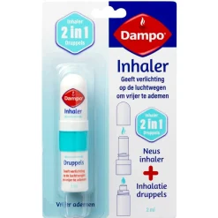 Dampo Inhaler en 2-in-1 Inhalatiedruppels Discount