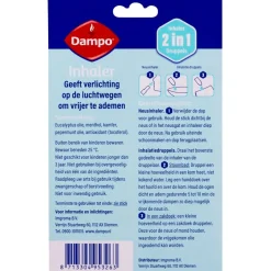 Dampo Inhaler en 2-in-1 Inhalatiedruppels Discount