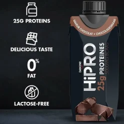 DANONE HiPRO Chocolade Proteïneshake Voordeelverpakking 24 x 330ml Sale