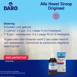 Daro Alle Hoest Siroop Hot