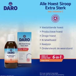 Daro Extra Sterk Alle Hoest Siroop met Vitamine C Online