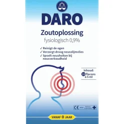 Daro Kind Daro Fysiologische Zoutoplossing 0,9% New