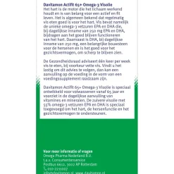 Davitamon Actifit 65+ Omega-3 Visolie Multivitamine & Mineralen Capsules Discount