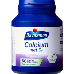 Davitamon Calcium met Vitamine D3 Pepermunt Kauwtabletten