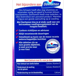 Davitamon Calcium met Vitamine D3 Pepermunt Kauwtabletten