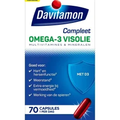 Davitamon Compleet Omega-3 Visolie Capsules Hot