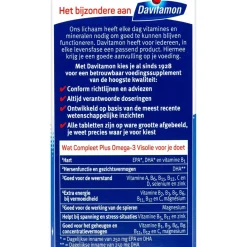 Davitamon Compleet Omega-3 Visolie Capsules Hot