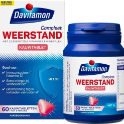 Davitamon Compleet Weerstand Aardbei Kauwtabletten Sale