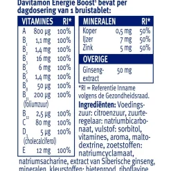 Davitamon Energie Boost¹ Ginseng Bruistabletten New