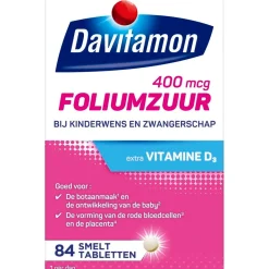 Davitamon Foliumzuur Extra Vitamine D3 Smelttabletten Best