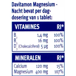 Davitamon Magnesium Nacht Tabletten Sale