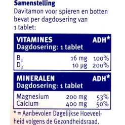 Davitamon Magnesium voor Spieren en Botten Tabletten Discount