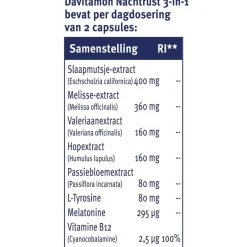 Davitamon Nachtrust 3-in-1 Capsules Sale