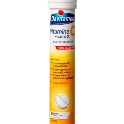 Davitamon Vitamine C + Extra D3 Bruistabletten Hot