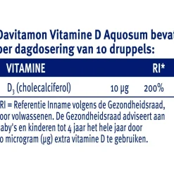 Davitamon Vitamine D Aquosum Baby en Kind Best