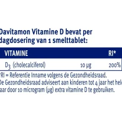 Davitamon Vitamine D Kind Smelttabletten Outlet
