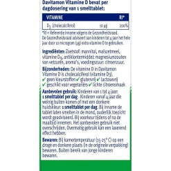 Davitamon Vitamine D Kind Smelttabletten Outlet