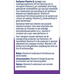Davitamon Vitamine D3 75mcg Smelttabletten Best