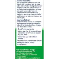 Davitamon Vitamine D Olie voor Baby en Kind Discount