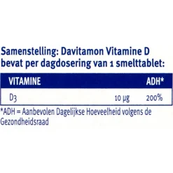 Davitamon Vitamine D Smelttabletten Outlet