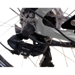 Degreaser dames ebike 45 cm 10.4 Ah 7sp zilver New