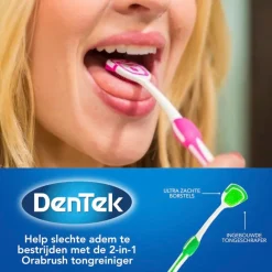 Dentek Orabrush 2-in-1 Tongreiniger New