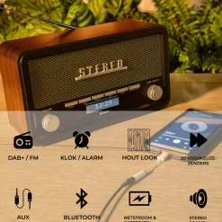 Denver DAB18 DAB+/FM Radio met Bluetooth Sale
