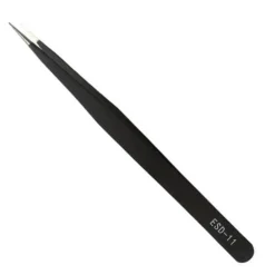 Dermarolling Black Tweezer - Wimperpincet ESD New