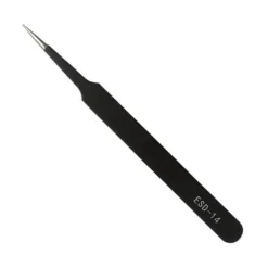 Dermarolling Black Tweezer - Wimperpincet ESD New