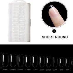 Dermarolling Nageltips Short Oval Round Discount