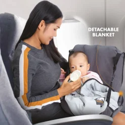 Deryan AirTraveller Vliegtuigbedje Reiskussen met matras Outlet