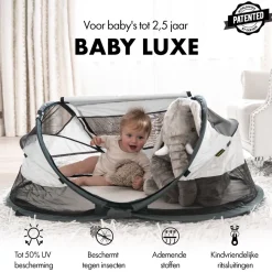 Deryan Baby Luxe Campingbedje Inclusief zelfopblaasbare matras Clearance