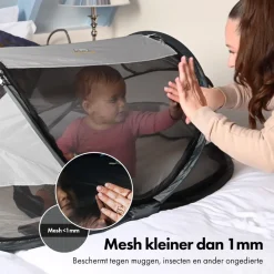 Deryan Baby Luxe Campingbedje Inclusief Zelfopblaasbare Matras Hot