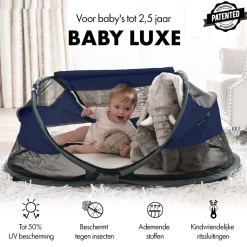 Deryan Baby Luxe Campingbedje Inclusief zelfopblaasbare matras Clearance