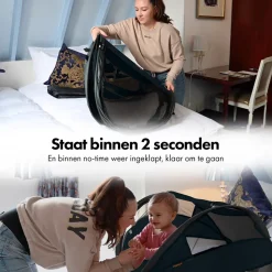 Deryan Baby Luxe Campingbedje – Inclusief zelfopblaasbare matras Clearance
