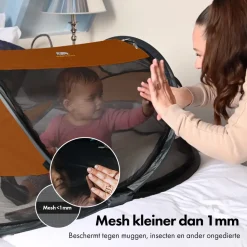 Deryan Baby Luxe Campingbedje met Zelfopblaasbare Matras Best