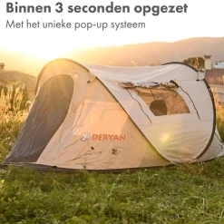 Deryan Dome Pop Up Tent Anti-UV 50+ Hot