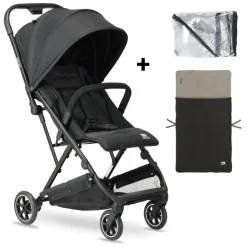 Deryan Easy Luxe Lichtgewicht Buggy + Regenhoes & Voetenzak – Complete 4-Seizoenen Set