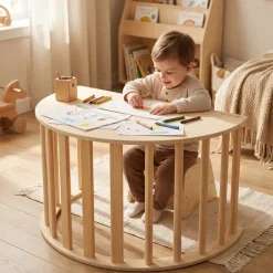 Deryan Houten Klimboog Inclusief Kussen Montessori Klimrek En Tekentafel Sale