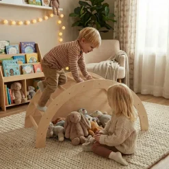 Deryan Houten Klimboog Inclusief Kussen Montessori Klimrek En Tekentafel Sale