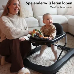 Deryan 2-in-1 inklapbare Loopstoel met speelset en dienblad Sale