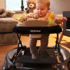Deryan 4-in-1 inklapbare Loopstoel met speelset en dienblad Hot