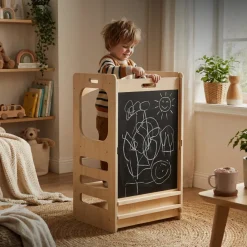 Deryan Luxe Houten Klimtoren Met Glijbaan Speeltoren Online