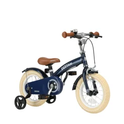 Deryan Luxe Kinderfiets 12 Inch 3 in 1 Loopfiets Hot