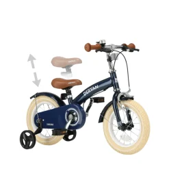 Deryan Luxe Kinderfiets 12 Inch 3 in 1 Loopfiets Hot