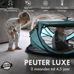 Deryan Peuter Luxe Campingbedje met Zelfopblaasbare Matras Clearance