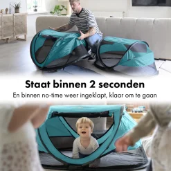 Deryan Peuter Luxe Campingbedje met Zelfopblaasbare Matras Clearance