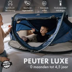 Deryan Peuter Luxe Campingbedje Inclusief zelfopblaasbare matras Clearance