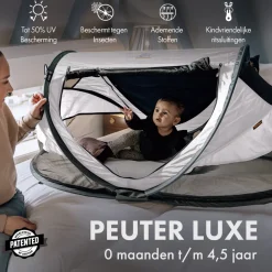 Deryan Peuter Luxe Campingbedje inclusief zelfopblaasbare matras Discount