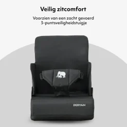 Deryan Travel Booster Stoelverhoger Inclusief Bevestigingsriem Discount